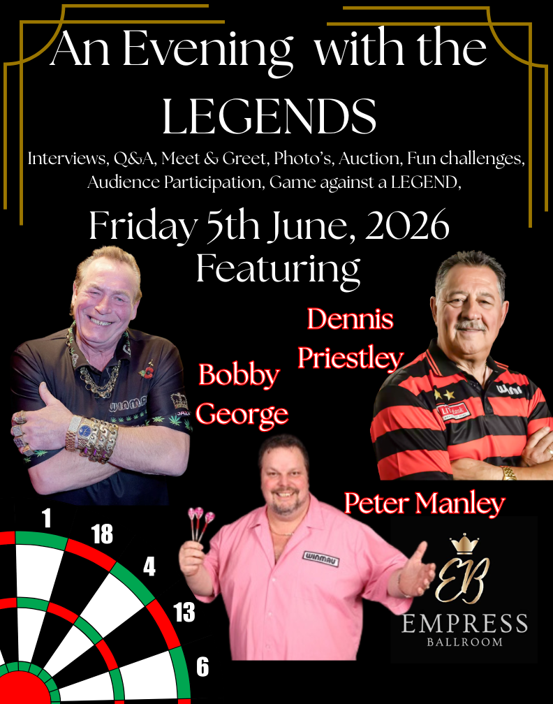 An Evening with the Legends of DARTS Poster